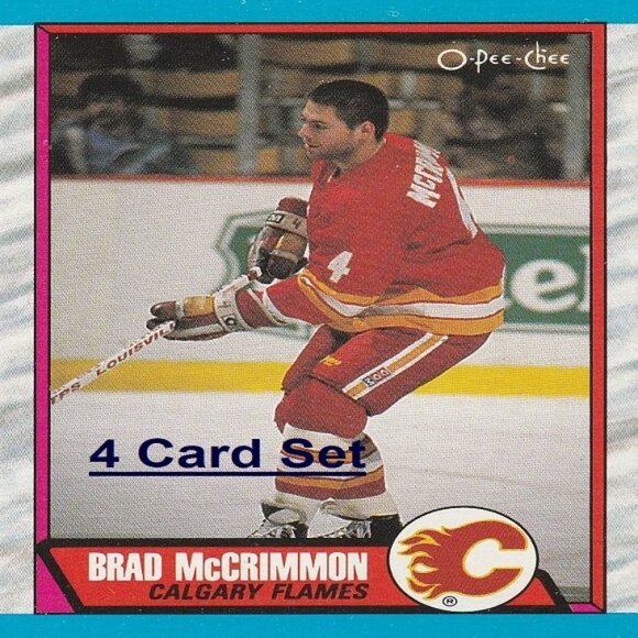 Brad McCrimmon Calgary Flames NHL Hockey Card Collection - Picture 1 of 5